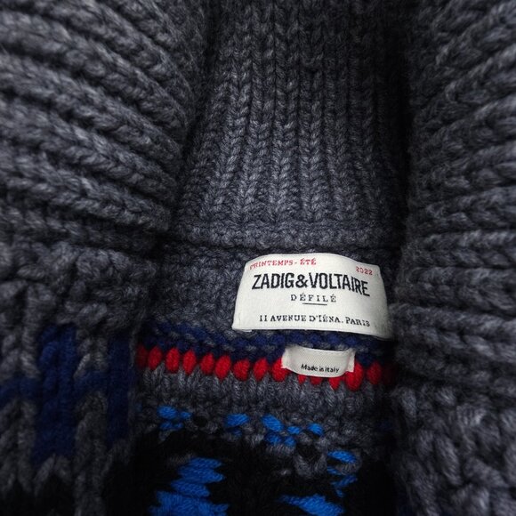 Zadig & Voltaire Erra Wo Love Now Cardigan XS - Picture 4 of 10